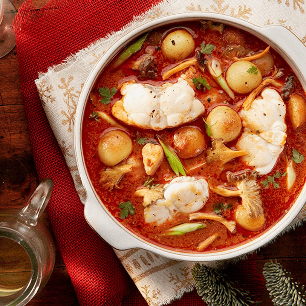 Receta AmetllerOrigen Suquet Rape Setas