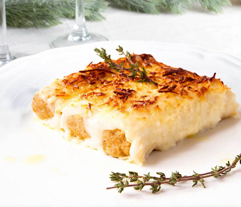 Receta AmetllerOrigen canelones con trufa