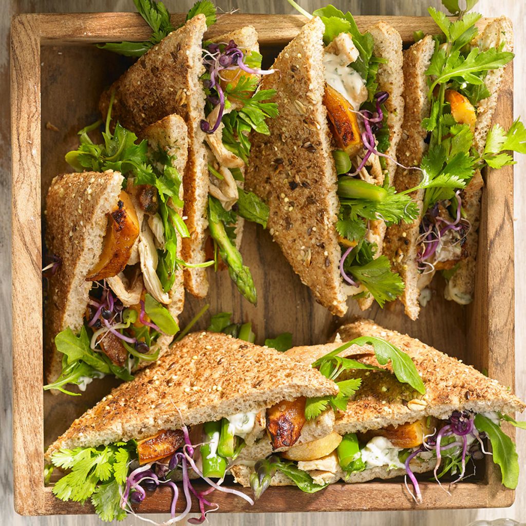 receta ametller origen sandwich de pollo y nispero caramelizado