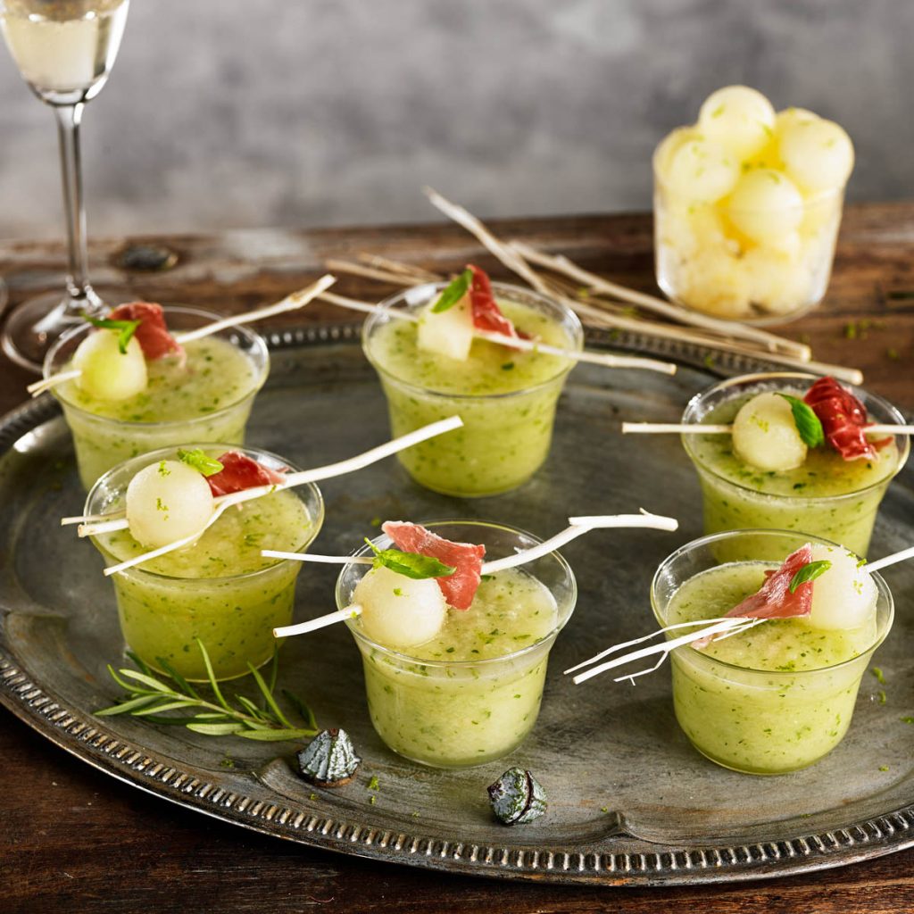 receta ametller origen sopa melon jamon iberico albahaca y menta