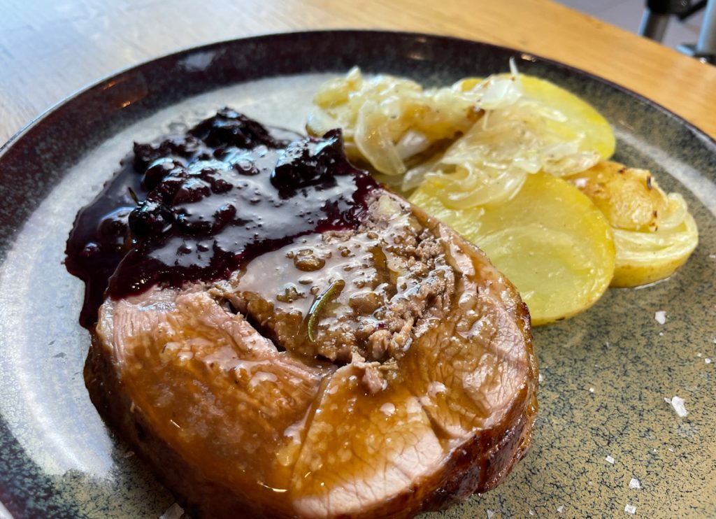 receta ametller origen pierna de cordero rellena con salsa de arandanos