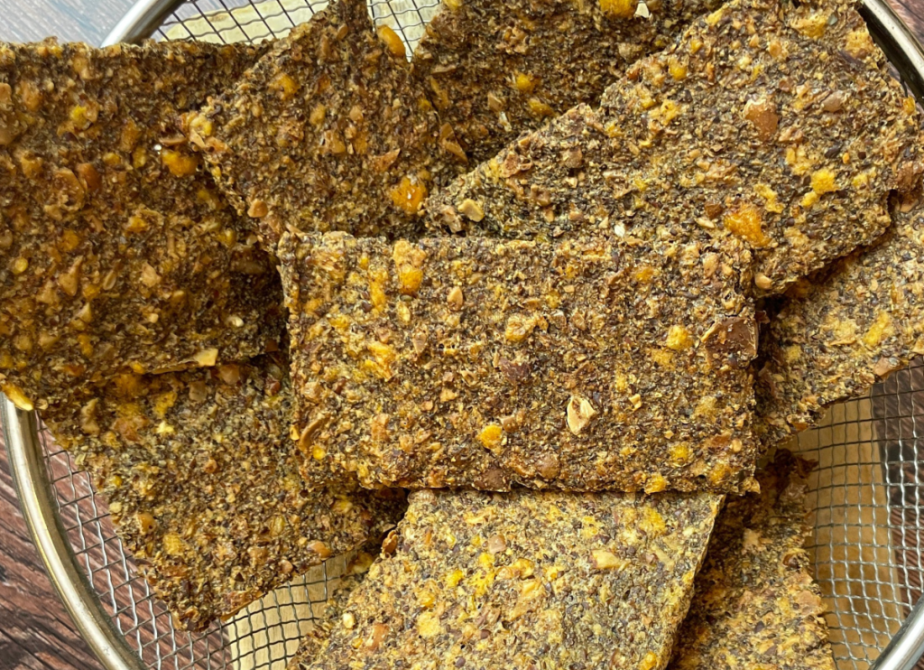 recepta ametller origen crackers fruita seca especiada